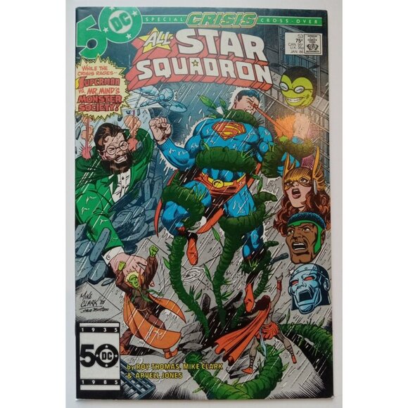 All-Star Squadron #53 (1981) Roy Thomas Bagged/Boarded Comic Book VF+ - Picture 2 of 3